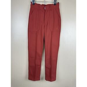 NIKE Jordan Woven Pants Women’s Terracotta Size XS Ankle Zip NWT FN5446-615